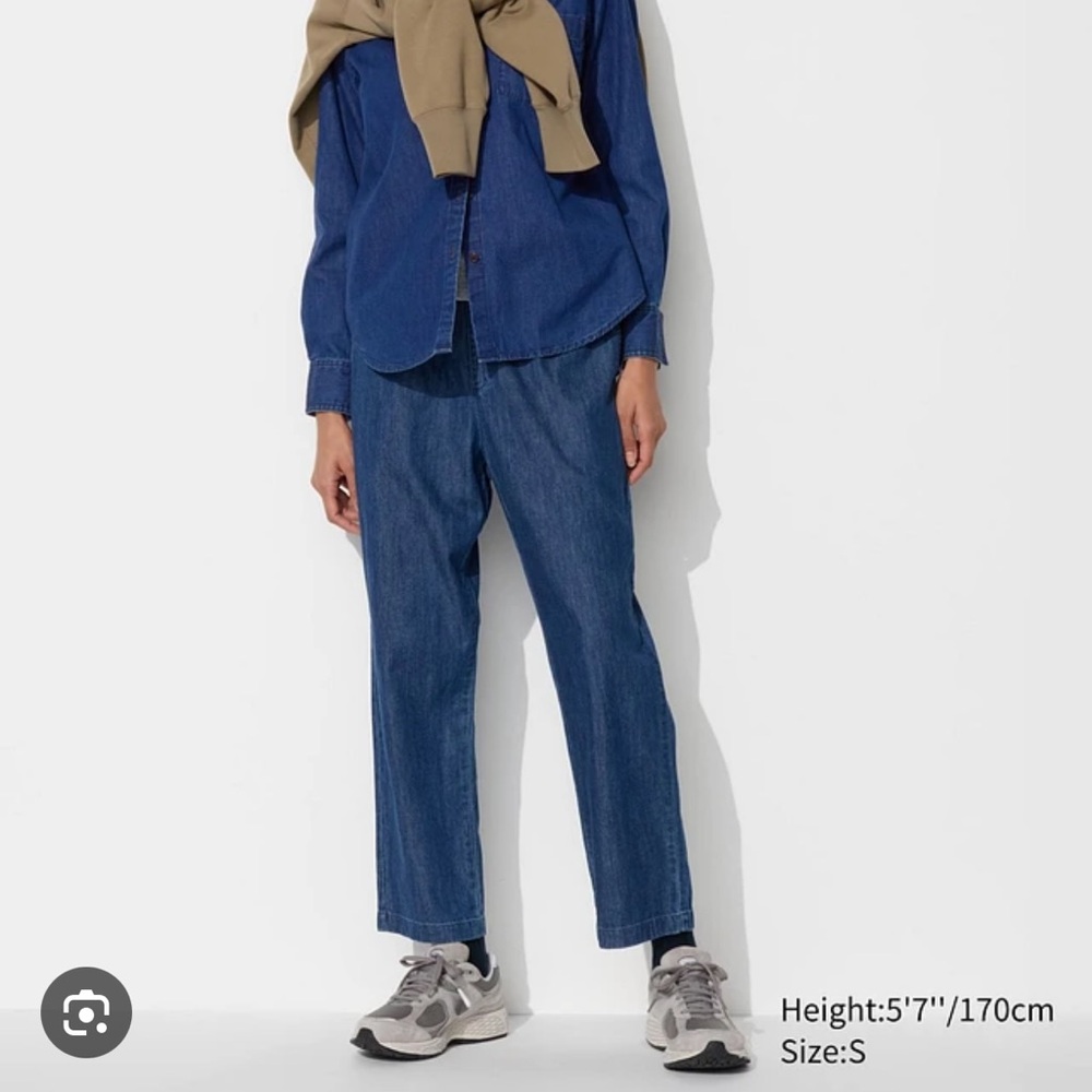 Uniqlo Women's Blue Ankle Pants